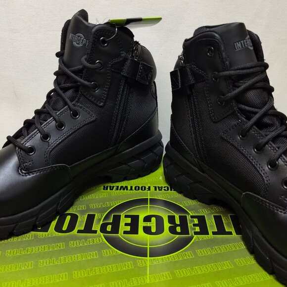 Interceptor Litefast Tactical Boots Women's 9.5 Zippered 6" Shaft Soft Toe NIB - Picture 5 of 12